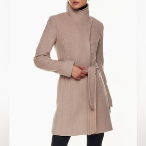 Aritzia Babaton The Connor Coat Dovetail Taupe
